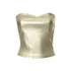 Shiny Solid Color Skinny Sleeveless Tube Vest Top Shiny Solid Color Skinny Sleeveless Tube Vest Top