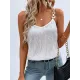 Sequined Split-Joint Loose Sleeveless Spaghetti-Neck Vest Top Sequined Split-Joint Loose Sleeveless Spaghetti-Neck Vest Top