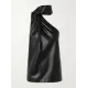 Sleeveless Asymmetric Solid Color High Neck Vest Top Sleeveless Asymmetric Solid Color High Neck Vest Top