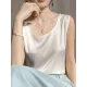 Solid Color Loose Sleeveless Round-Neck Vest Top Solid Color Loose Sleeveless Round-Neck Vest Top