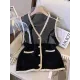 Buttoned Loose Sleeveless V-Neck Vest Outerwear Buttoned Loose Sleeveless V-Neck Vest Outerwear