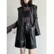 Buttoned Pockets Solid Color Loose Sleeveless V-neck Vest Outerwear Buttoned Pockets Solid Color Loose Sleeveless V-neck Vest Outerwear