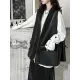 Buttoned Pockets Solid Color Loose Sleeveless V-neck Vest Outerwear Buttoned Pockets Solid Color Loose Sleeveless V-neck Vest Outerwear