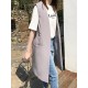 Casual Loose Long Split-Joint Sleeveless Vest Casual Loose Long Split-Joint Sleeveless Vest