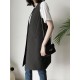 Casual Loose Long Split-Joint Sleeveless Vest Casual Loose Long Split-Joint Sleeveless Vest
