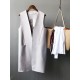 Casual Loose Long Split-Joint Sleeveless Vest Casual Loose Long Split-Joint Sleeveless Vest