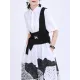 Stylish Belt Buckle Black Vest Stylish Belt Buckle Black Vest