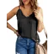 Casual Solid Color Falbala Camisole Vest Top Casual Solid Color Falbala Camisole Vest Top