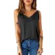 Casual Solid Color Falbala Camisole Vest Top Casual Solid Color Falbala Camisole Vest Top