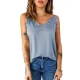 Casual Solid Color Falbala Camisole Vest Top Casual Solid Color Falbala Camisole Vest Top
