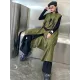 Casual Asymmetric Split-Joint Drawstring Vest Dress Outerwear Casual Asymmetric Split-Joint Drawstring Vest Dress Outerwear