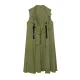 Casual Asymmetric Split-Joint Drawstring Vest Dress Outerwear Casual Asymmetric Split-Joint Drawstring Vest Dress Outerwear
