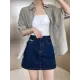 Simple Casual Solid Color Spaghetti-Neck Vest Top Simple Casual Solid Color Spaghetti-Neck Vest Top
