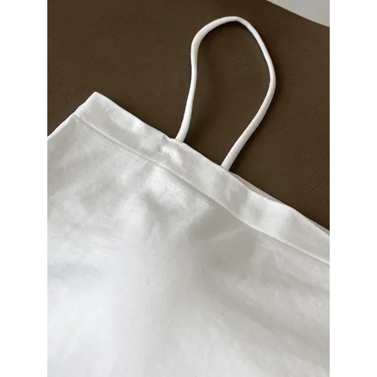 Simple Casual Solid Color Spaghetti-Neck Vest Top Simple Casual Solid Color Spaghetti-Neck Vest Top