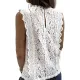 Original Lace Solid Color Loose Vest Top Original Lace Solid Color Loose Vest Top