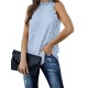 Original Lace Hollow Solid Color Halterneck Vest Top Original Lace Hollow Solid Color Halterneck Vest Top