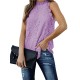 Original Lace Hollow Solid Color Halterneck Vest Top Original Lace Hollow Solid Color Halterneck Vest Top
