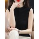 Simple Casual Solid Color Knitting Vest Top Simple Casual Solid Color Knitting Vest Top