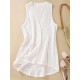 Artistic Retro Loose Ramie Cotton Buttoned Vest Outwear Artistic Retro Loose Ramie Cotton Buttoned Vest Outwear