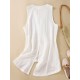 Artistic Retro Loose Ramie Cotton Buttoned Vest Outwear Artistic Retro Loose Ramie Cotton Buttoned Vest Outwear