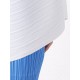 Simple Loose Sleeveless Pleated Asymmetric Solid Color Round-Neck Vest Top Simple Loose Sleeveless Pleated Asymmetric Solid Color Round-Neck Vest Top
