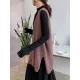 Trendy Sleeveless Split-Side Solid Color V-Neck Knitted Vest Trendy Sleeveless Split-Side Solid Color V-Neck Knitted Vest