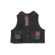 Artistic Retro Loose Denim Sleeveless Buttoned Contrast Color Hooded Vest Outerwear Artistic Retro Loose Denim Sleeveless Buttoned Contrast Color Hooded Vest Outerwear
