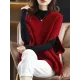 Casual Sleeveless Loose Solid Color V-Neck Vest Top Casual Sleeveless Loose Solid Color V-Neck Vest Top