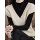 Casual Sleeveless Loose Solid Color V-Neck Vest Top Casual Sleeveless Loose Solid Color V-Neck Vest Top