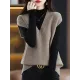 Casual Sleeveless Loose Solid Color V-Neck Vest Top Casual Sleeveless Loose Solid Color V-Neck Vest Top