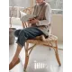 Simple Sleeveless Loose Buttoned Solid Color Round-Neck Sweater Vest Outerwear Simple Sleeveless Loose Buttoned Solid Color Round-Neck Sweater Vest Outerwear