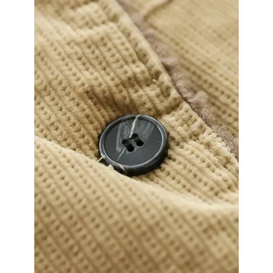 Vintage Sleeveless Loose Buttoned Split-Joint Solid Color Round-Neck Vest Outerwear Vintage Sleeveless Loose Buttoned Split-Joint Solid Color Round-Neck Vest Outerwear