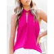 Stylish Selection Loose Solid Color Halter-Neck Vest Top Stylish Selection Loose Solid Color Halter-Neck Vest Top