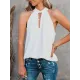Stylish Selection Loose Solid Color Halter-Neck Vest Top Stylish Selection Loose Solid Color Halter-Neck Vest Top