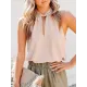 Stylish Selection Loose Solid Color Halter-Neck Vest Top Stylish Selection Loose Solid Color Halter-Neck Vest Top