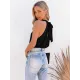 Stylish Selection Loose Solid Color Halter-Neck Vest Top Stylish Selection Loose Solid Color Halter-Neck Vest Top