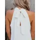 Stylish Selection Loose Solid Color Halter-Neck Vest Top Stylish Selection Loose Solid Color Halter-Neck Vest Top