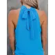 Stylish Selection Loose Solid Color Halter-Neck Vest Top Stylish Selection Loose Solid Color Halter-Neck Vest Top