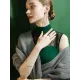 Stylish Selection Skinny Sleeveless Mesh Split-Joint Half Turtleneck Vest Top