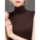Stylish Selection Sleeveless Solid Color High-Neck Vest Top Stylish Selection Sleeveless Solid Color High-Neck Vest Top
