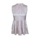 Casual Sleeveless Falbala Round-Neck Vest Top Casual Sleeveless Falbala Round-Neck Vest Top