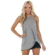 Simple Sleeveless Solid Color Halter-Neck Vest Top Simple Sleeveless Solid Color Halter-Neck Vest Top