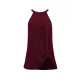 Simple Sleeveless Solid Color Halter-Neck Vest Top Simple Sleeveless Solid Color Halter-Neck Vest Top