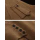 Artistic Retro Sleeveless Irregularity Buttoned V-Neck Vest Top Artistic Retro Sleeveless Irregularity Buttoned V-Neck Vest Top