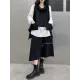 High-Low Irregular Clipping Hooded Solid Color Heaps Collar Vest Top High-Low Irregular Clipping Hooded Solid Color Heaps Collar Vest Top