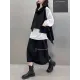 High-Low Irregular Clipping Hooded Solid Color Heaps Collar Vest Top High-Low Irregular Clipping Hooded Solid Color Heaps Collar Vest Top