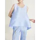 Cropped Sleeveless Pleated Round-Neck Vest Top Cropped Sleeveless Pleated Round-Neck Vest Top