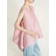 Cropped Sleeveless Pleated Round-Neck Vest Top Cropped Sleeveless Pleated Round-Neck Vest Top