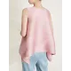 Cropped Sleeveless Pleated Round-Neck Vest Top Cropped Sleeveless Pleated Round-Neck Vest Top