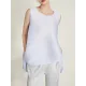 Cropped Sleeveless Pleated Round-Neck Vest Top Cropped Sleeveless Pleated Round-Neck Vest Top